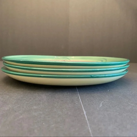 Set of 3 Gail Pitman hand painted 10” dinner plate - Picture 8 of 8